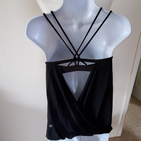 lululemon athletica Tops - Lululemon Black Tank Top Size 4